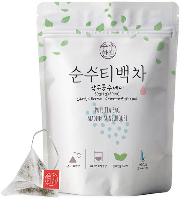 순수한집 작두콩수세미차 삼각티백, 1g, 50개입, 1개