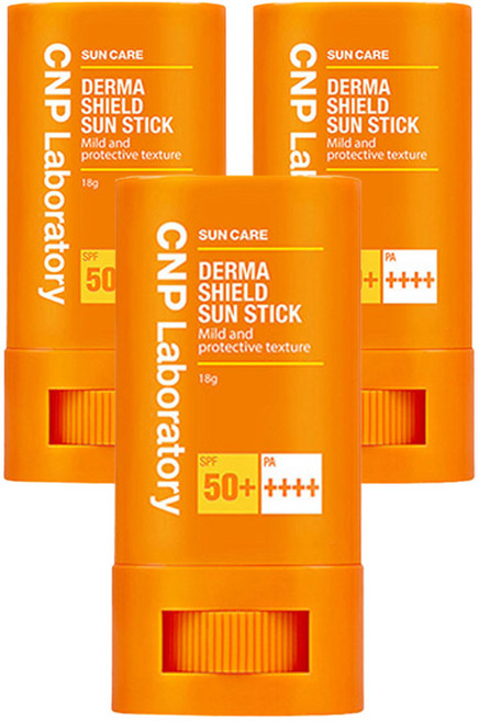 CNP차앤박 더마 쉴드 선스틱 SPF50+ PA++++, 18g, 3개
