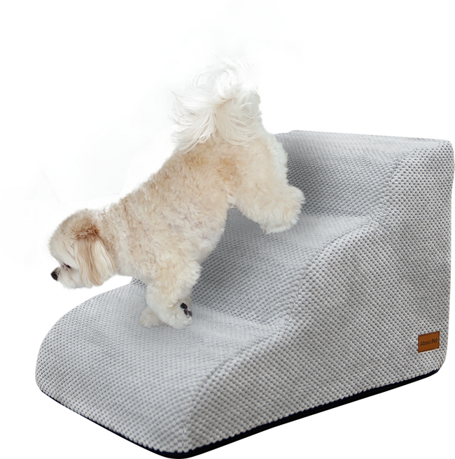 올미오펫 구름패브릭 강아지계단, 어반그레이, 1개