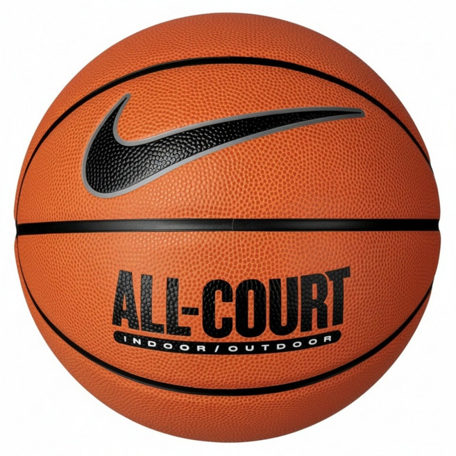 NIKE 耐吉 EVERTDAY ALL COURT 8P 7號籃球 橘黑銀, N100436985507, 1顆