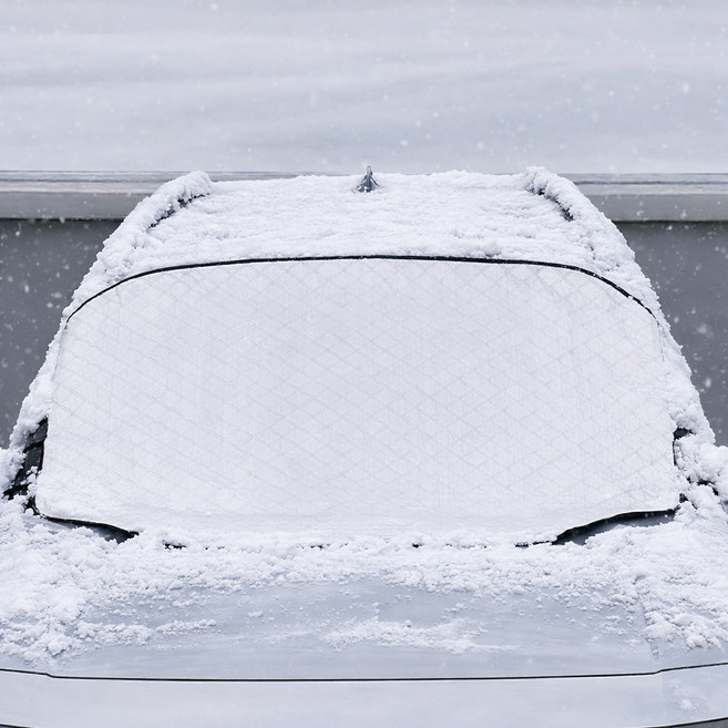 벤딕트 차량용 앞유리 햇빛가리개 대형 성에 방지 커버 겸용, 1개