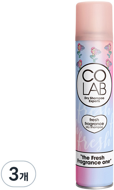 코랩 퍼퓸 드라이샴푸 프레쉬, 3개, 200ml