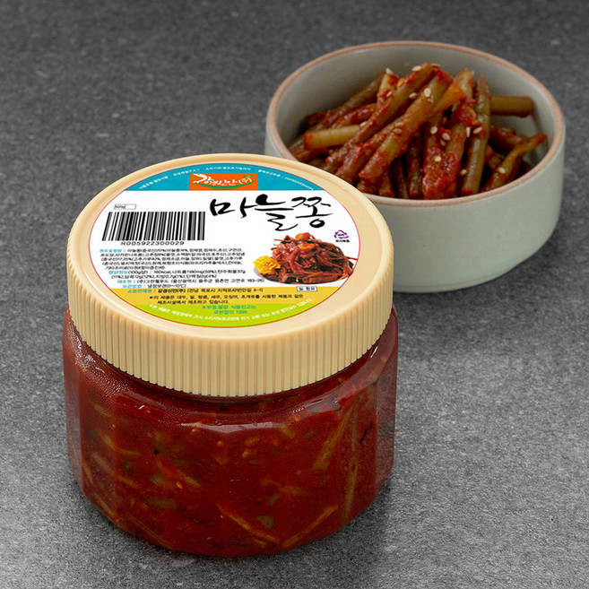 강경신안상회 마늘쫑무침, 500g, 1개