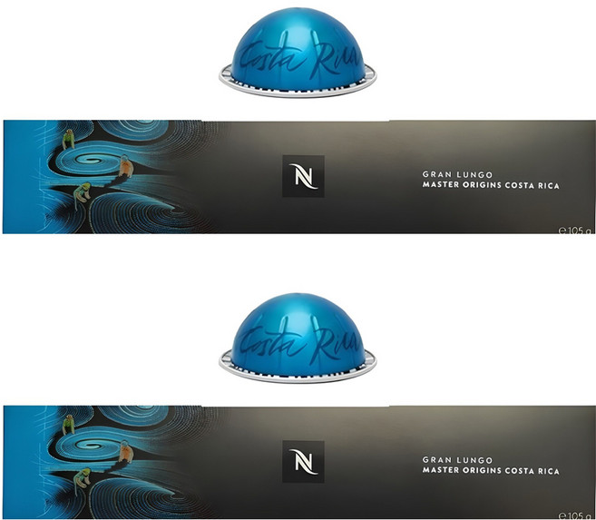 네스프레소 버츄오 마스터 오리진 코스타리카 캡슐커피, 10.5g, 10개입, 2개