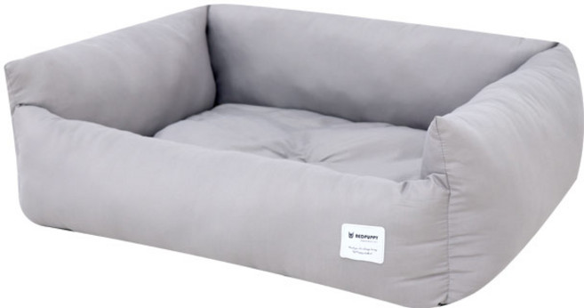 레드퍼피 점보 밀크 펫쿠션, 밀크그레이, 1개
