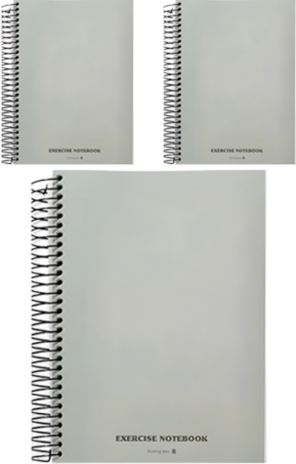 모닝글로리 3500 완전 두꺼운 좌철 연습장, 랜덤 발송, 3개