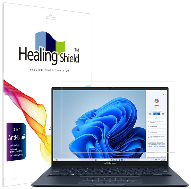 힐링쉴드 에이수스 액정보호필름 세트, 1개