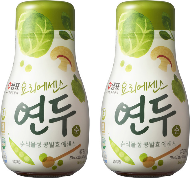 샘표 요리에센스 연두 순맛, 275ml, 2개