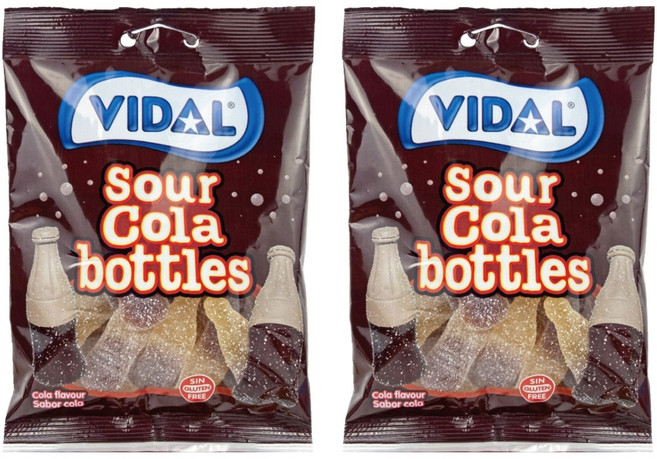 VIDAL 爆酸可樂風味軟糖, 90g, 2包