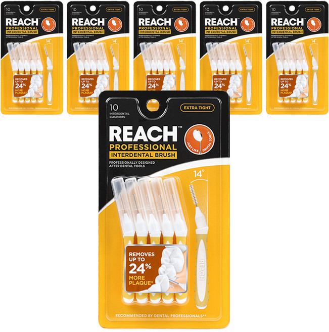 리치 와이어 치간칫솔 엑스트라 타이트, 10개입, 6개