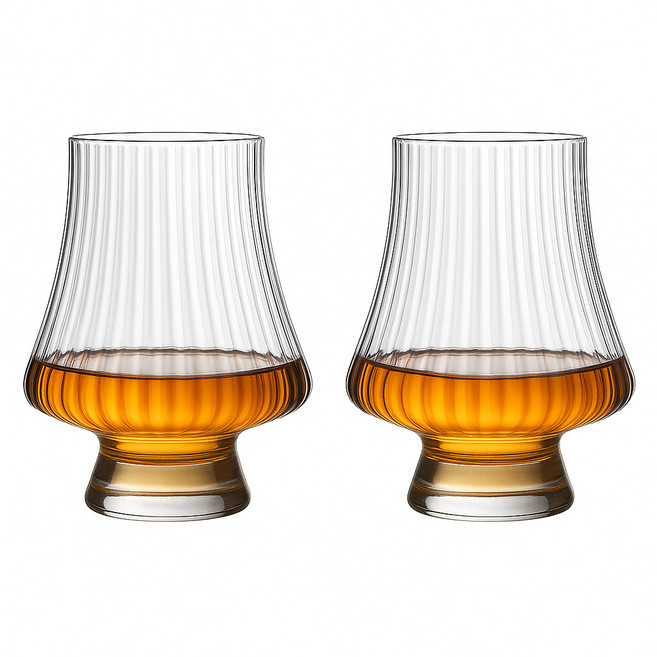 로체스터 테이스팅 플리츠 위스키잔, 2개