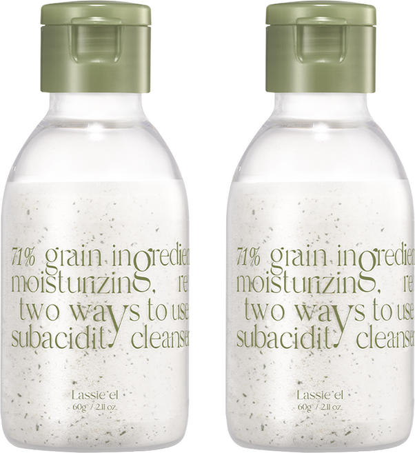 라씨엘르 엔자임 오트 스크럽 파우더워시, 60g, 2개