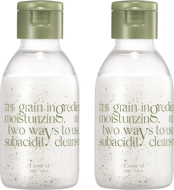 라씨엘르 엔자임 오트 스크럽 파우더워시, 60g, 2개 - 쿠팡