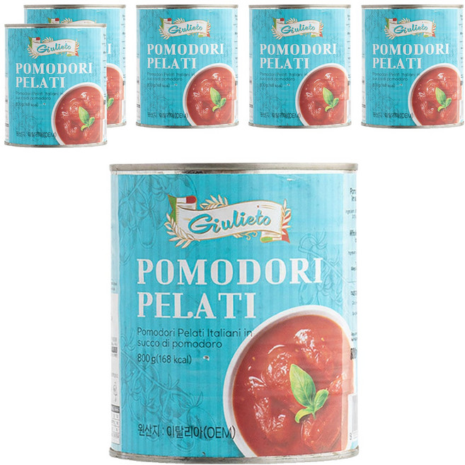 줄리에토 포모도리 필라티, 800g, 6개