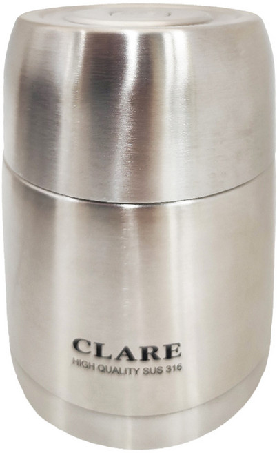CLARE 晶鑽316真空燜燒罐, 銀色, 600cc, 1個