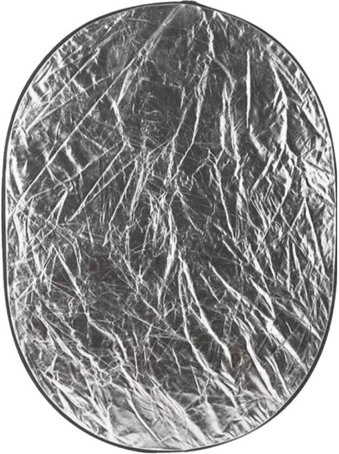 올이즈유 원형 반사판 실버 화이트 90 x 120 cm, 1개