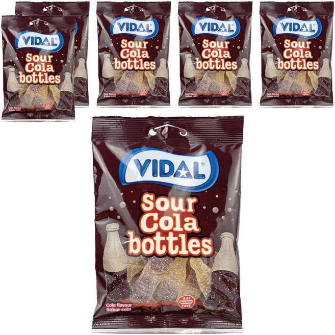 VIDAL 爆酸可樂風味軟糖, 90g, 6包