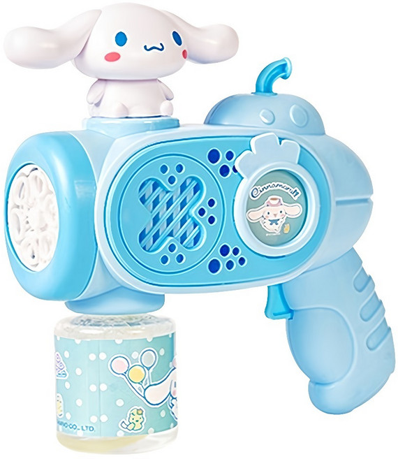 Sanrio 三麗鷗 新款可愛卡通手持電動兒童泡泡水槍, 1個, 大耳狗