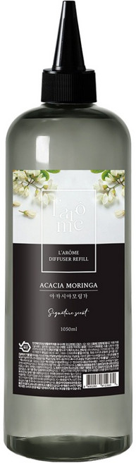 라홈 디퓨저 리필, 아카시아모링가, 1.05L, 1개