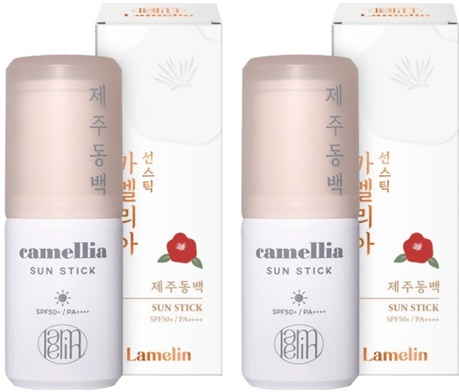 라멜린 카멜리아 선스틱 SPF 50+ PA++++, 14g, 2개