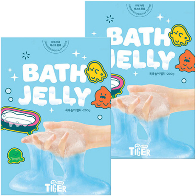 마이리틀타이거 목욕 배쓰젤리, 200g, 2개, 혼합색상
