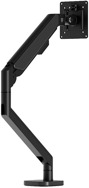 펠로우즈 플래티넘 라이트 싱글 모니터암, 블랙, 1개