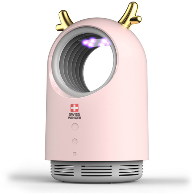 스위스윙거 사슴뿔 LED 모기포충기, SW-119(핑크)
