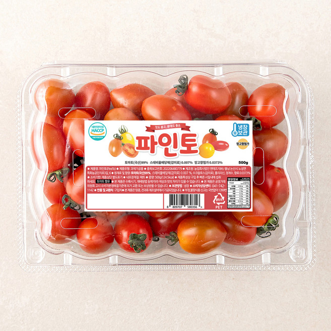 파인토 스테비아 대추방울토마토, 500g, 1개