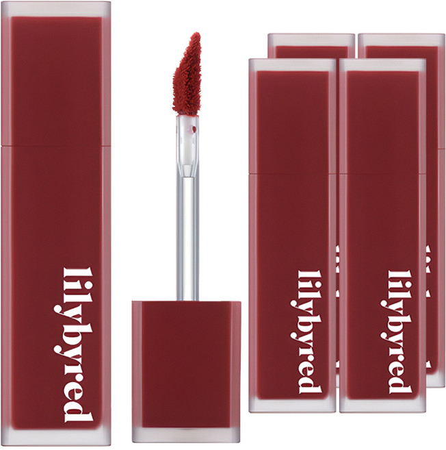 릴리바이레드 무드 라이어 벨벳 틴트 AD, 09 치명적인 석류인 척, 5개