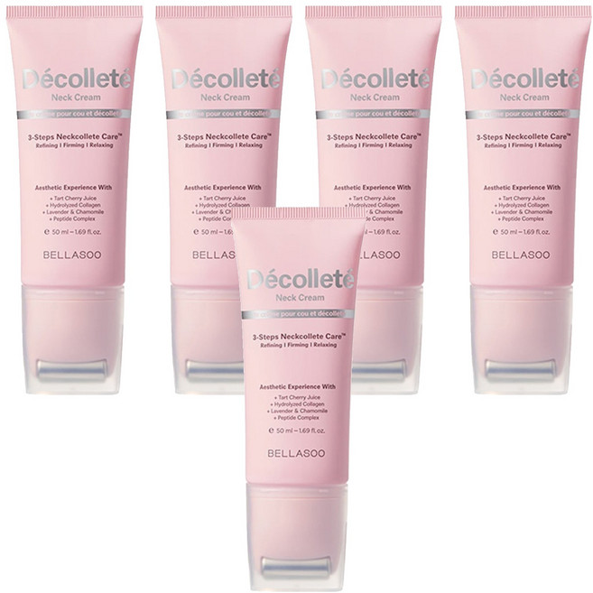 벨라수 데콜테 넥크림, 50ml, 5개