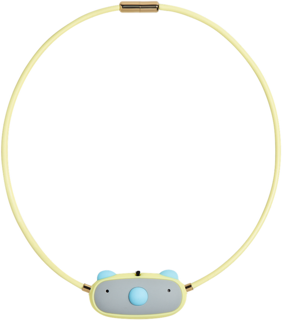 ible Airvida 兒童隨身負離子清淨機 日本實驗室認證 歐盟CE電磁波測試 FDA等級矽膠材質, C1, 小鴨黃