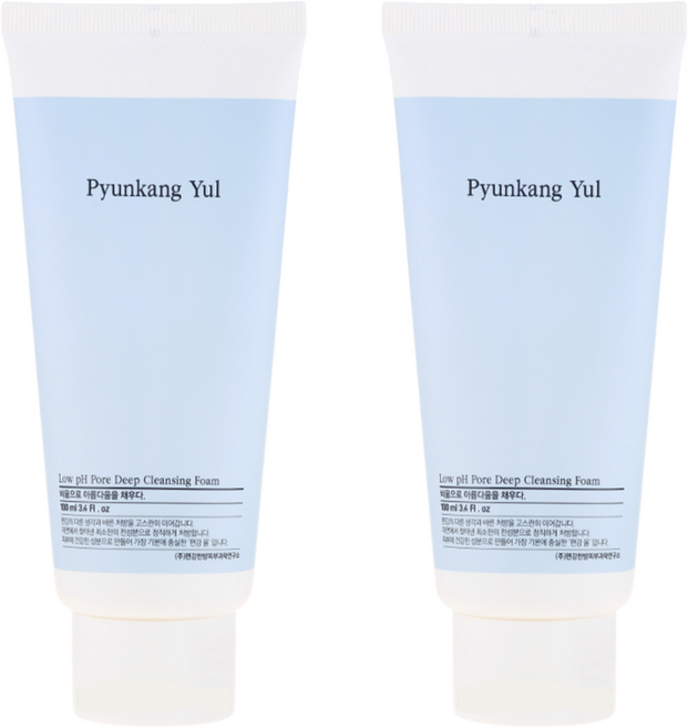 Pyunkang Yul 扁康率 弱酸毛孔深層潔面乳, 100ml, 2條