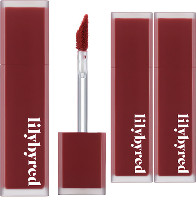 릴리바이레드 무드 라이어 벨벳 틴트 AD, 09 치명적인 석류인 척, 3개