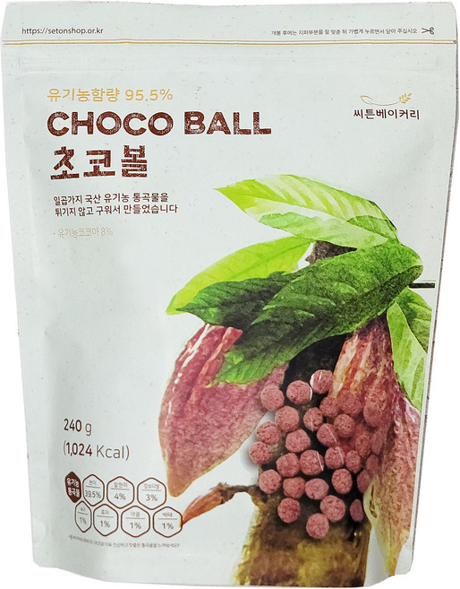 씨튼베이커리 초코볼 시리얼, 240g, 1개