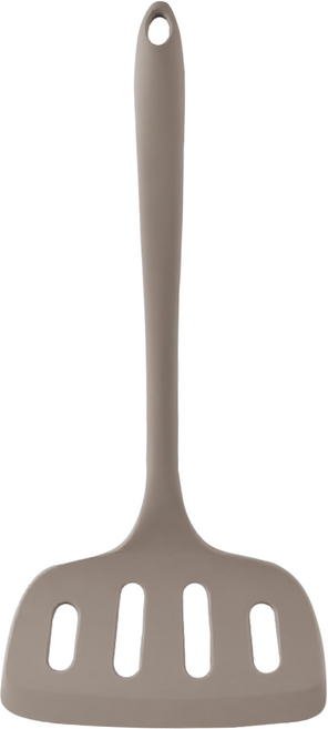 SiliPot 鉑金矽膠寬版鍋鏟, 可可棕, 1支