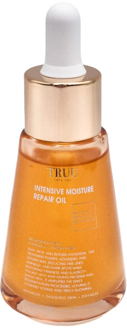 TRUU 極致潤澤修復精華油 97.5%護膚成分 含六種精油與補骨脂酚 保濕 淡化細紋, 35g, 1瓶