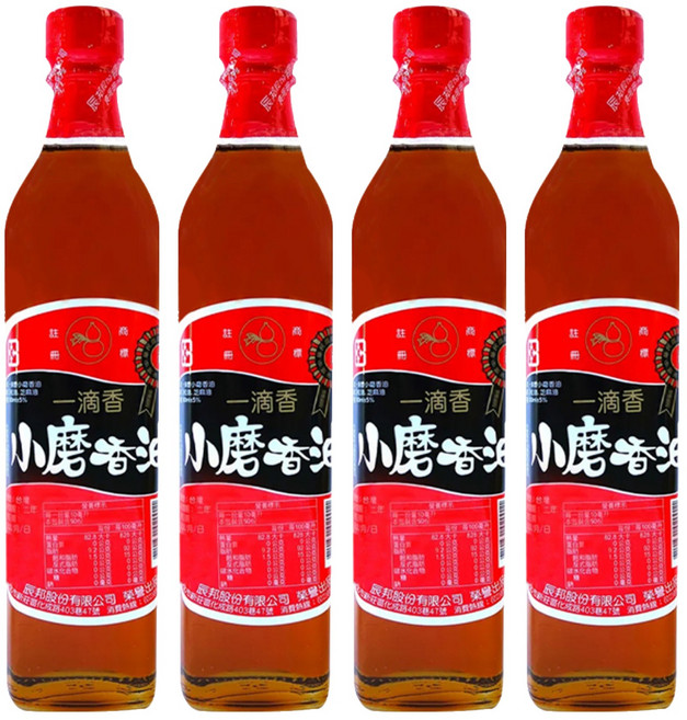 金葫蘆 一滴香小磨香油, 500ml, 4瓶