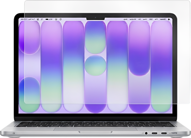 YADI 亞第 HC高清抗刮水之鏡保護貼 Apple MacBook Neo A18 A3404 13吋 2026專用 PF4HC-AP-N130, 1個