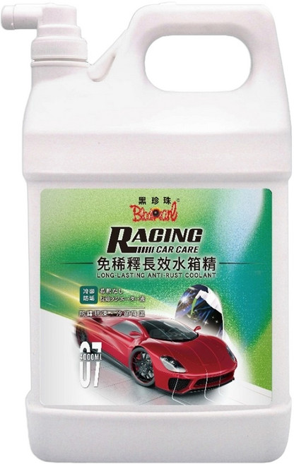 BlackPearl 黑珍珠 賽車競速系列07 免稀釋長效 4L, 1個, 水箱精