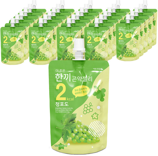 더존건강 더조은 한끼곤약젤리 청포도, 150ml, 30개