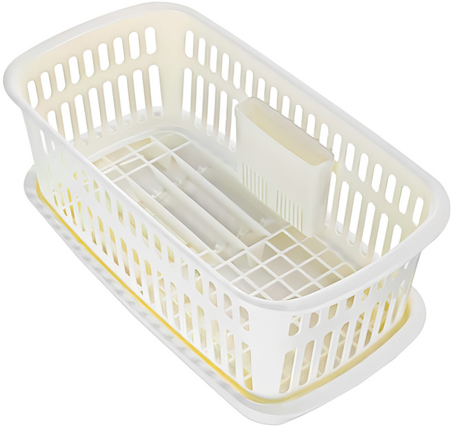 KEYWAY 聯府 愛家滴水碗盤架 43.4 x 23.7 x 18cm, 白色, 1個