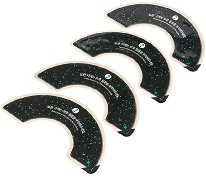 클럭 저주파 미니 마사지기 무릎 밴드 전용 겔패치 4p, SP-308-bs-02, 혼합색상