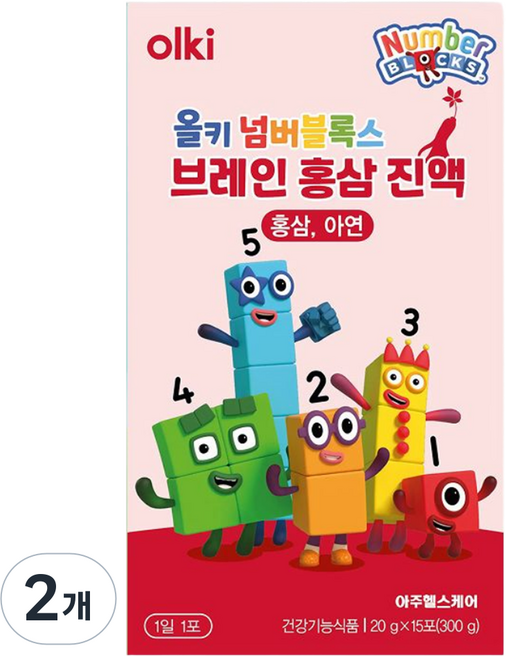 올키 넘버블록스 브레인 홍삼 진액 15p