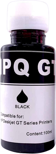 NEXTPAGE 台灣榮工 For GT系列專用 Dye Ink 可填充染料墨水瓶 HP印表機適用 100ml, 黑色, 1個