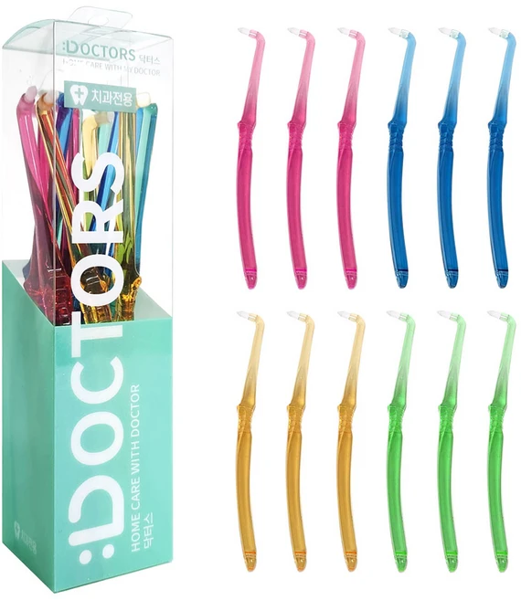 DOCTORS 틈새 첨단칫솔 어금니 뾰족형, 12개입, 1개 - 쿠팡