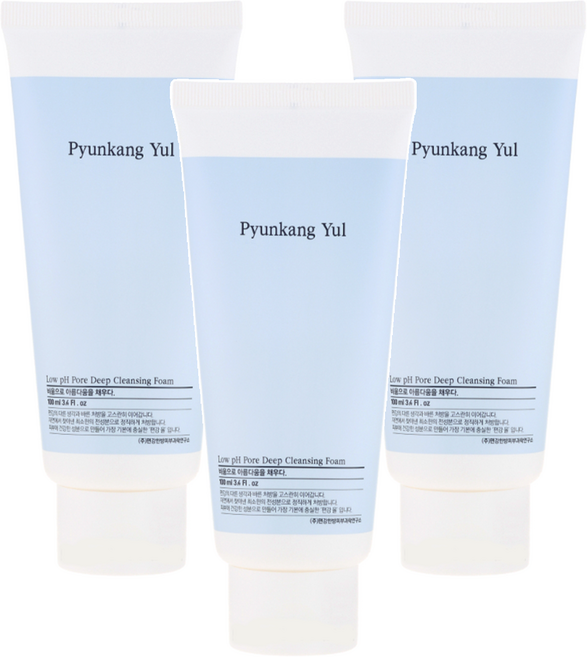Pyunkang Yul 扁康率 弱酸毛孔深層潔面乳, 100ml, 3條