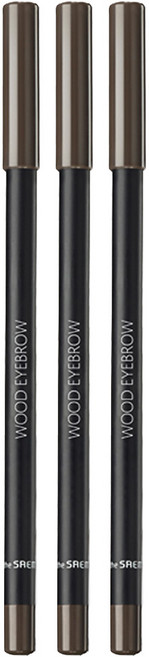 더샘 샘물 우드 아이브로우 1.8g, 03흑갈색, 3개