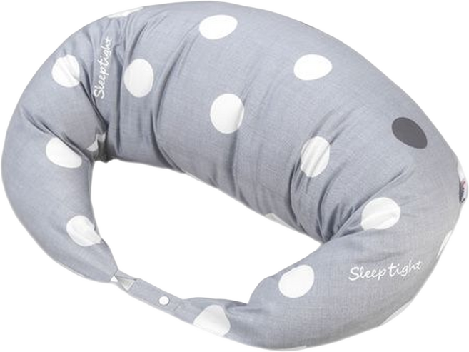 Fuddo 福朵 俏媽咪月亮枕, 淺灰點, 1入