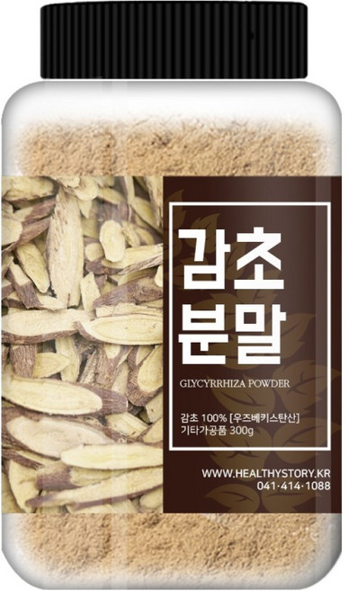 건강스토리 감초 분말, 1개, 300g