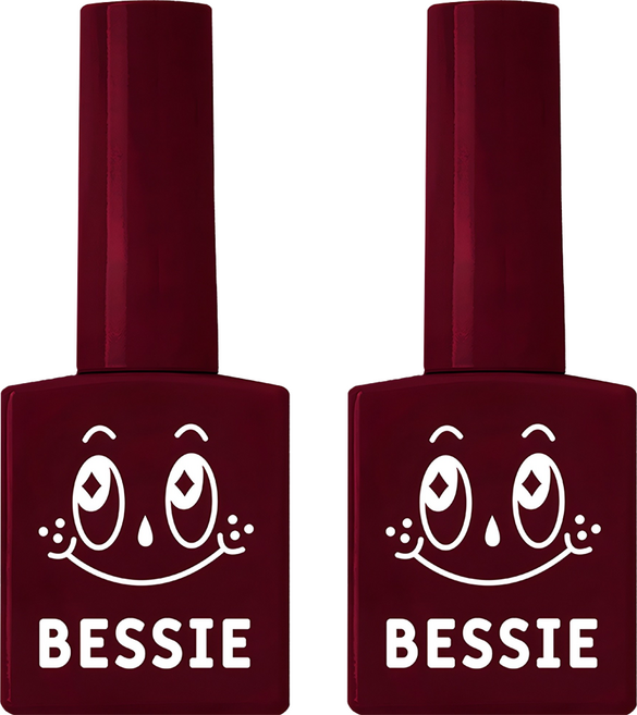 BESSIE 彩色凝膠, R06 致命紅, 11ml, 2個